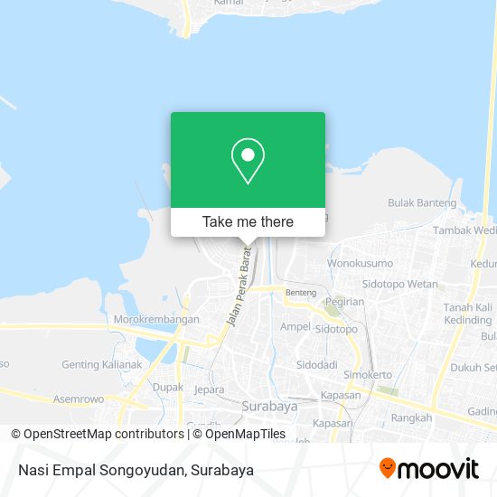 Nasi Empal Songoyudan map