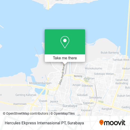 Hercules Ekpress Internasional PT map