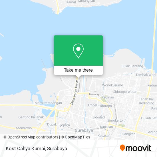 Kost Cahya Kumai map