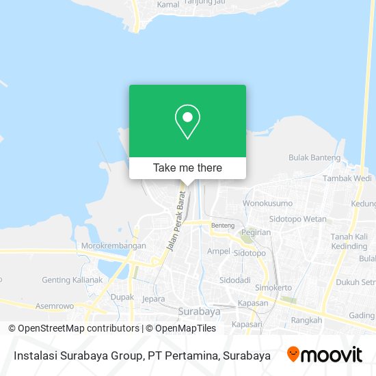 Instalasi Surabaya Group, PT Pertamina map