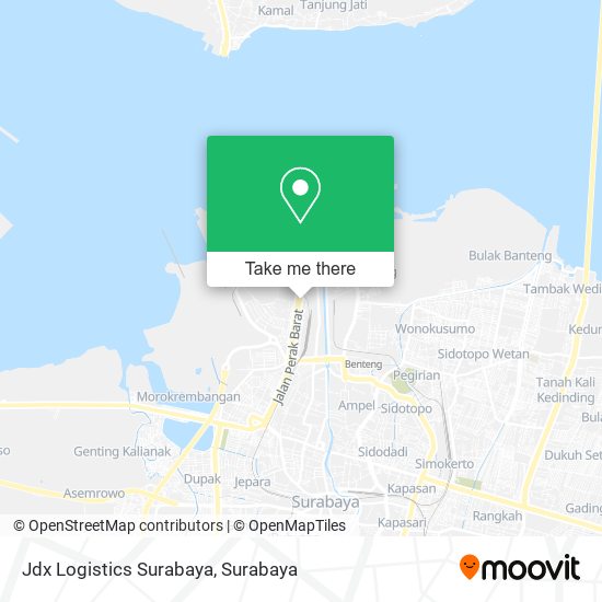 Jdx Logistics Surabaya map