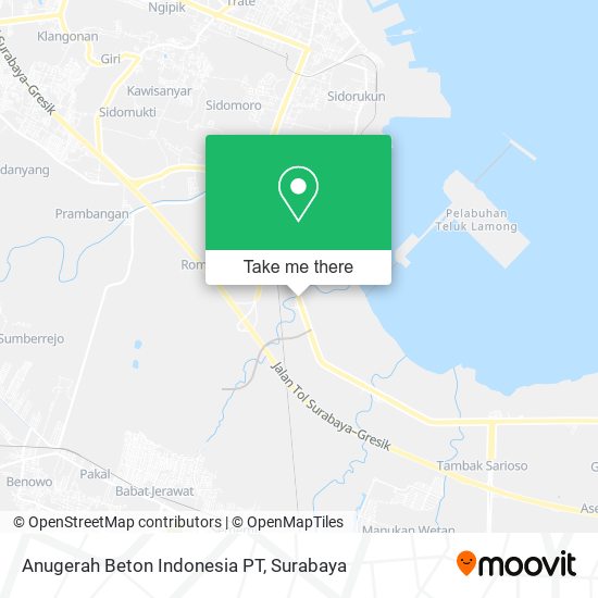 Anugerah Beton Indonesia PT map