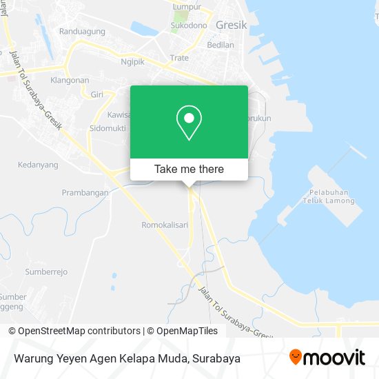 Warung Yeyen Agen Kelapa Muda map