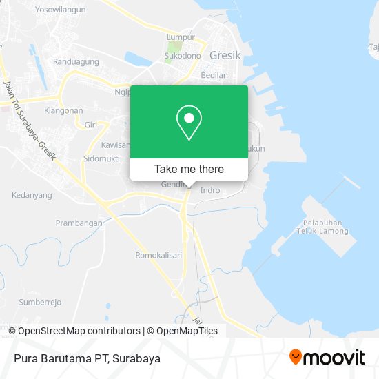 Pura Barutama PT map