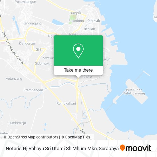 Notaris Hj Rahayu Sri Utami Sh Mhum Mkn map