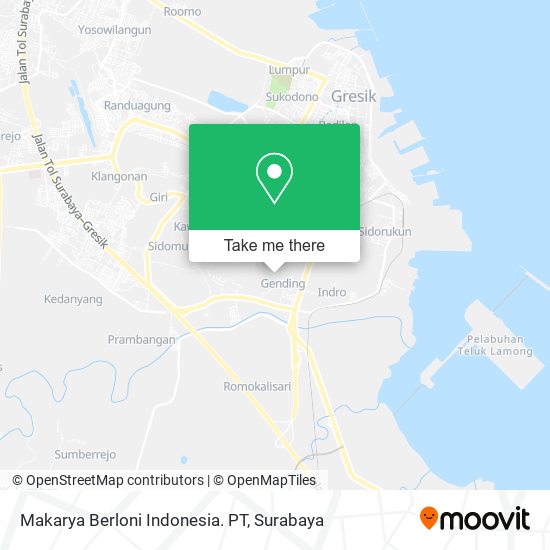 Makarya Berloni Indonesia. PT map