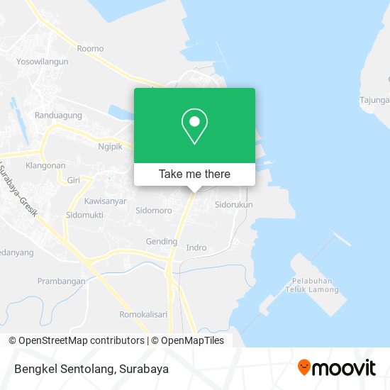 Bengkel Sentolang map