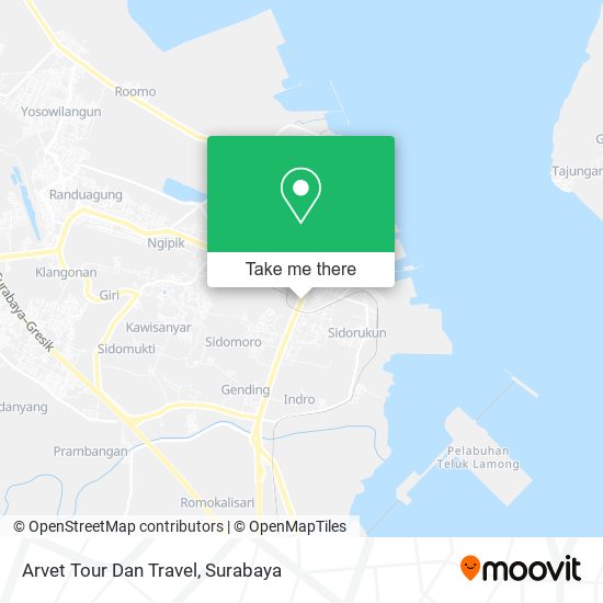 Arvet Tour Dan Travel map