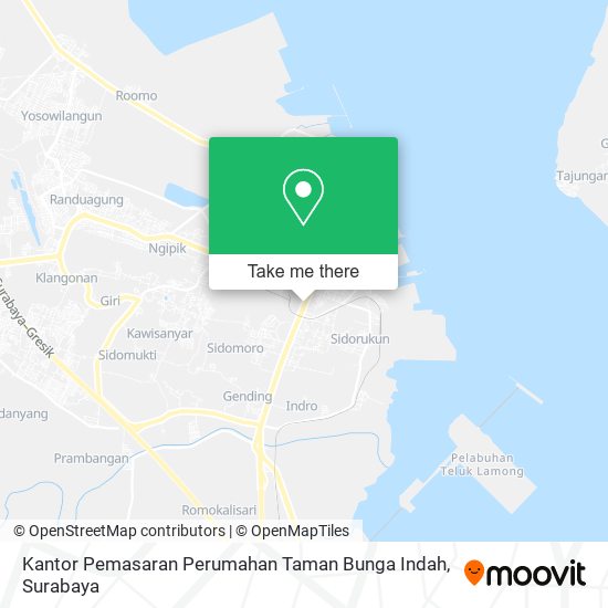 Kantor Pemasaran Perumahan Taman Bunga Indah map