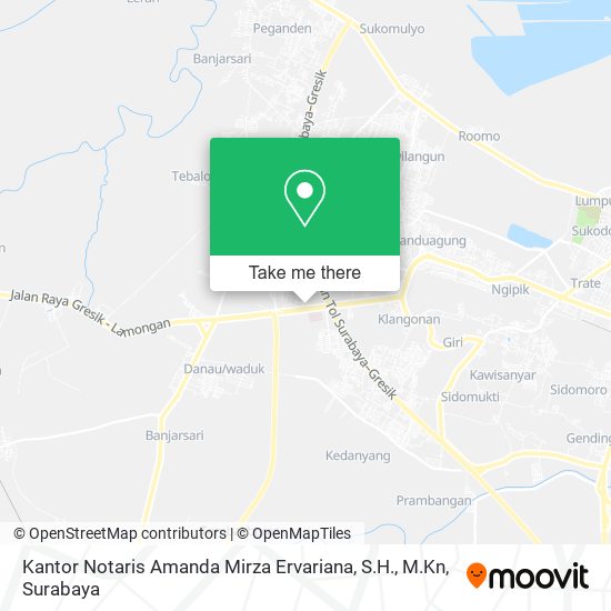 Kantor Notaris Amanda Mirza Ervariana, S.H., M.Kn map