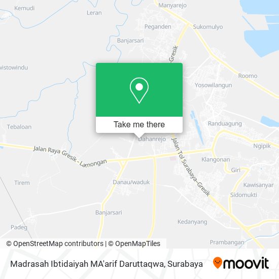 Madrasah Ibtidaiyah MA'arif Daruttaqwa map