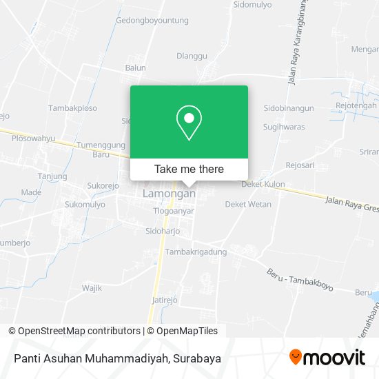 Panti Asuhan Muhammadiyah map