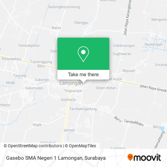 Gasebo SMA Negeri 1 Lamongan map