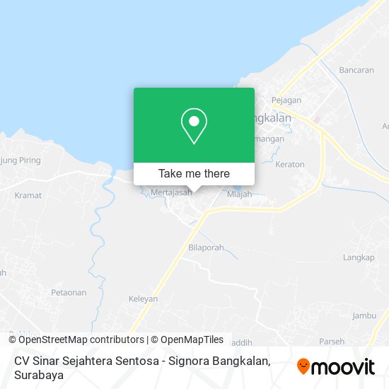 CV Sinar Sejahtera Sentosa - Signora Bangkalan map