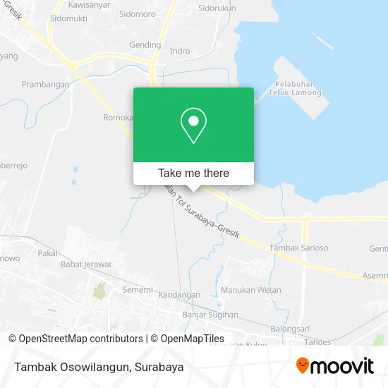 Tambak Osowilangun map