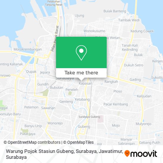 Warung Pojok Stasiun Gubeng, Surabaya, Jawatimur map