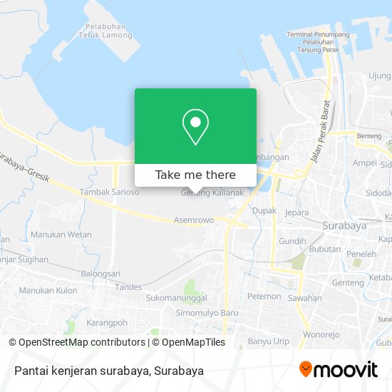 Pantai kenjeran surabaya map