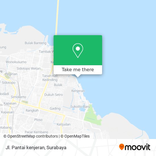 Jl. Pantai kenjeran map