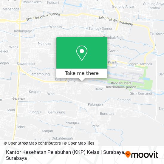 Kantor Kesehatan Pelabuhan (KKP) Kelas I Surabaya map