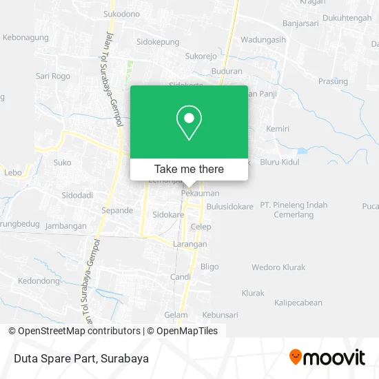 Duta Spare Part map