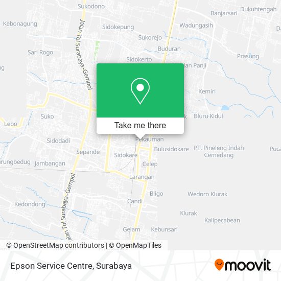 Epson Service Centre map