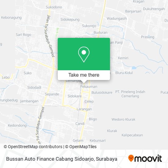Bussan Auto Finance Cabang Sidoarjo map