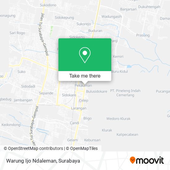 Warung Ijo Ndaleman map