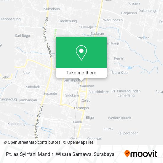 Pt. as Syirfani Mandiri Wisata Samawa map