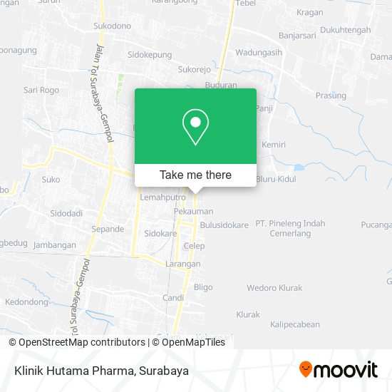 Klinik Hutama Pharma map