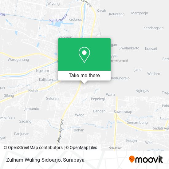 Zulham Wuling Sidoarjo map