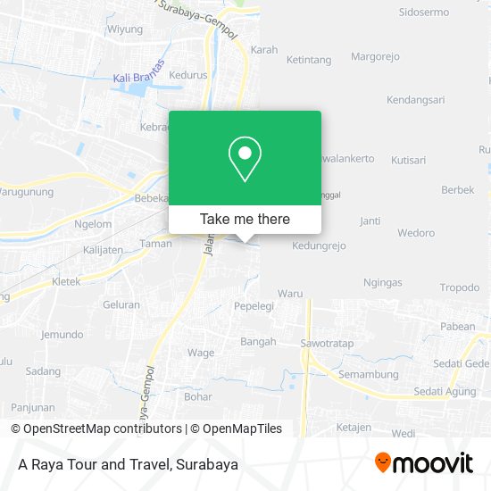 A Raya Tour and Travel map
