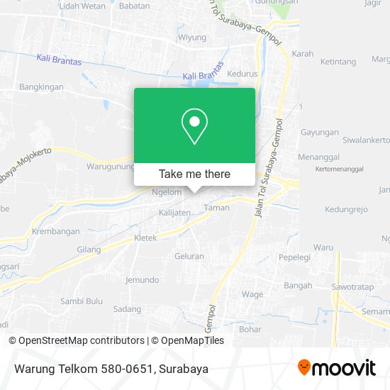 Warung Telkom 580-0651 map