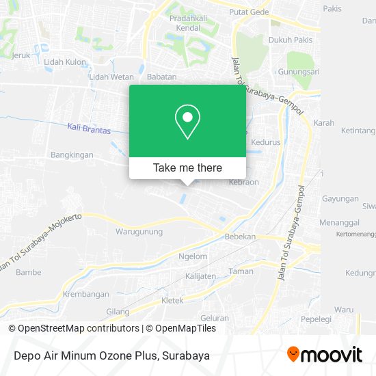 Depo Air Minum Ozone Plus map