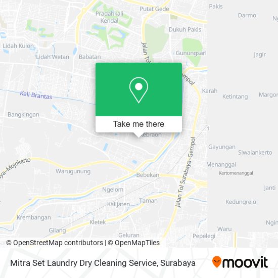 Mitra Set Laundry Dry Cleaning Service map