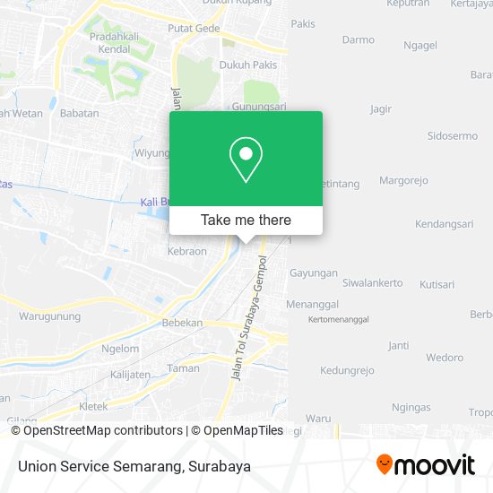 Union Service Semarang map
