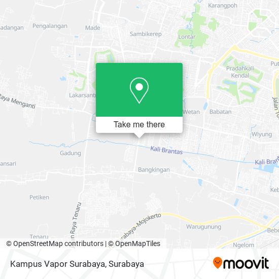 Kampus Vapor Surabaya map