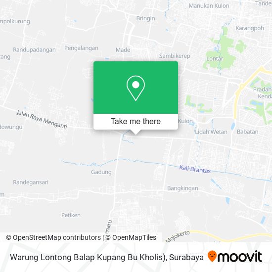 Warung Lontong Balap Kupang Bu Kholis) map