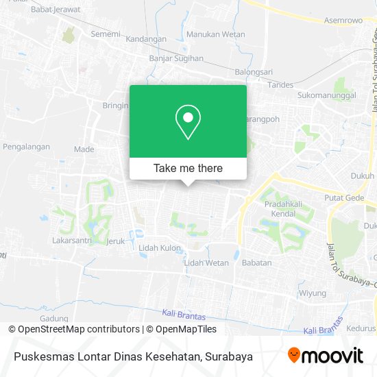 Puskesmas Lontar Dinas Kesehatan map