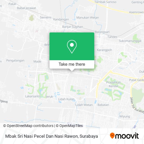 Mbak Sri Nasi Pecel Dan Nasi Rawon map