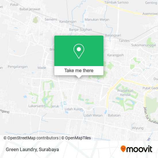 Green Laundry map