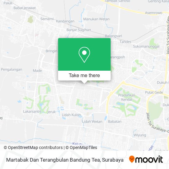 Martabak Dan Terangbulan Bandung Tea map