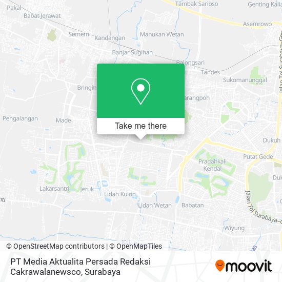 PT Media Aktualita Persada Redaksi Cakrawalanewsco map