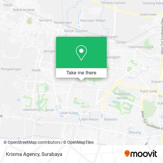 Krisma Agency map