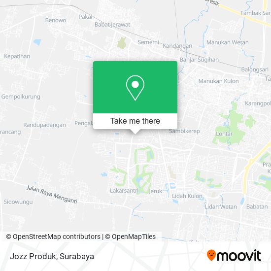 Jozz Produk map