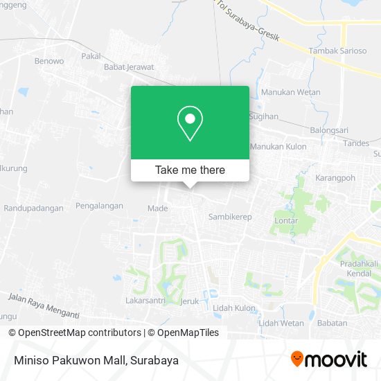 Miniso Pakuwon Mall map