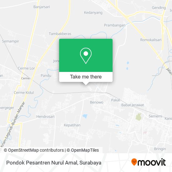 Pondok Pesantren Nurul Amal map