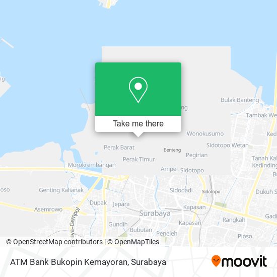 ATM Bank Bukopin Kemayoran map