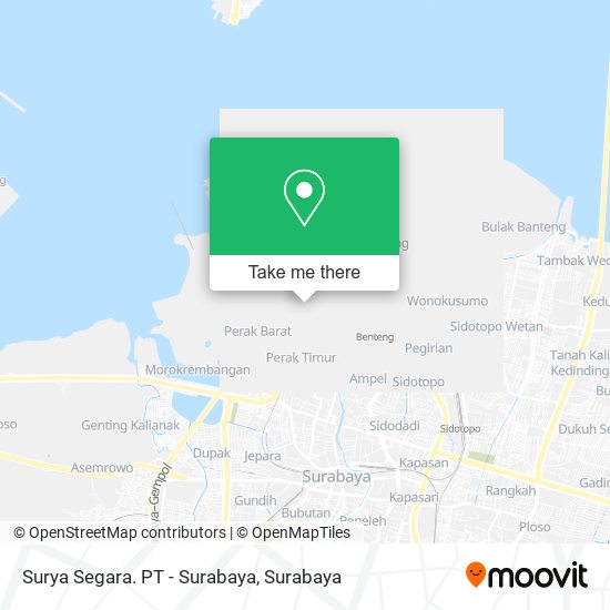 Surya Segara. PT - Surabaya map