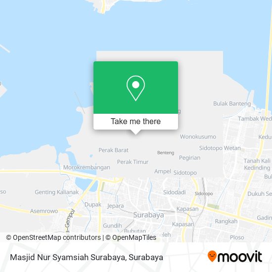 Masjid Nur Syamsiah Surabaya map
