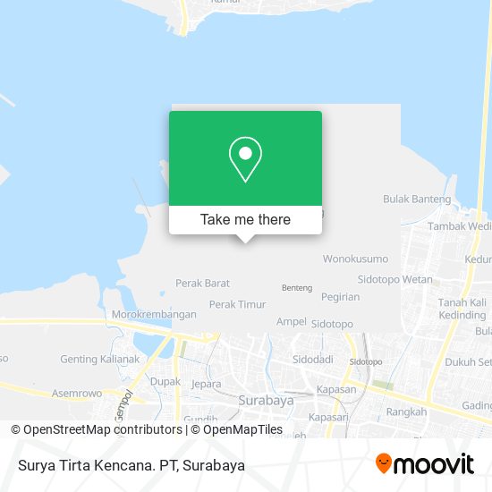 Surya Tirta Kencana. PT map